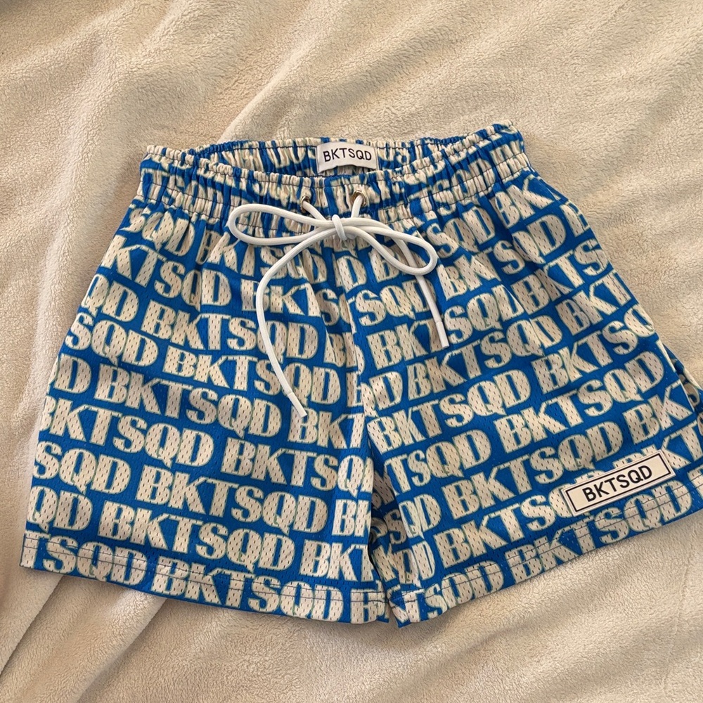 Blue Athletic Men's Shorts